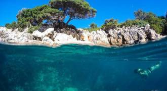 de Ionische en Adriatische zee zijn meest helder